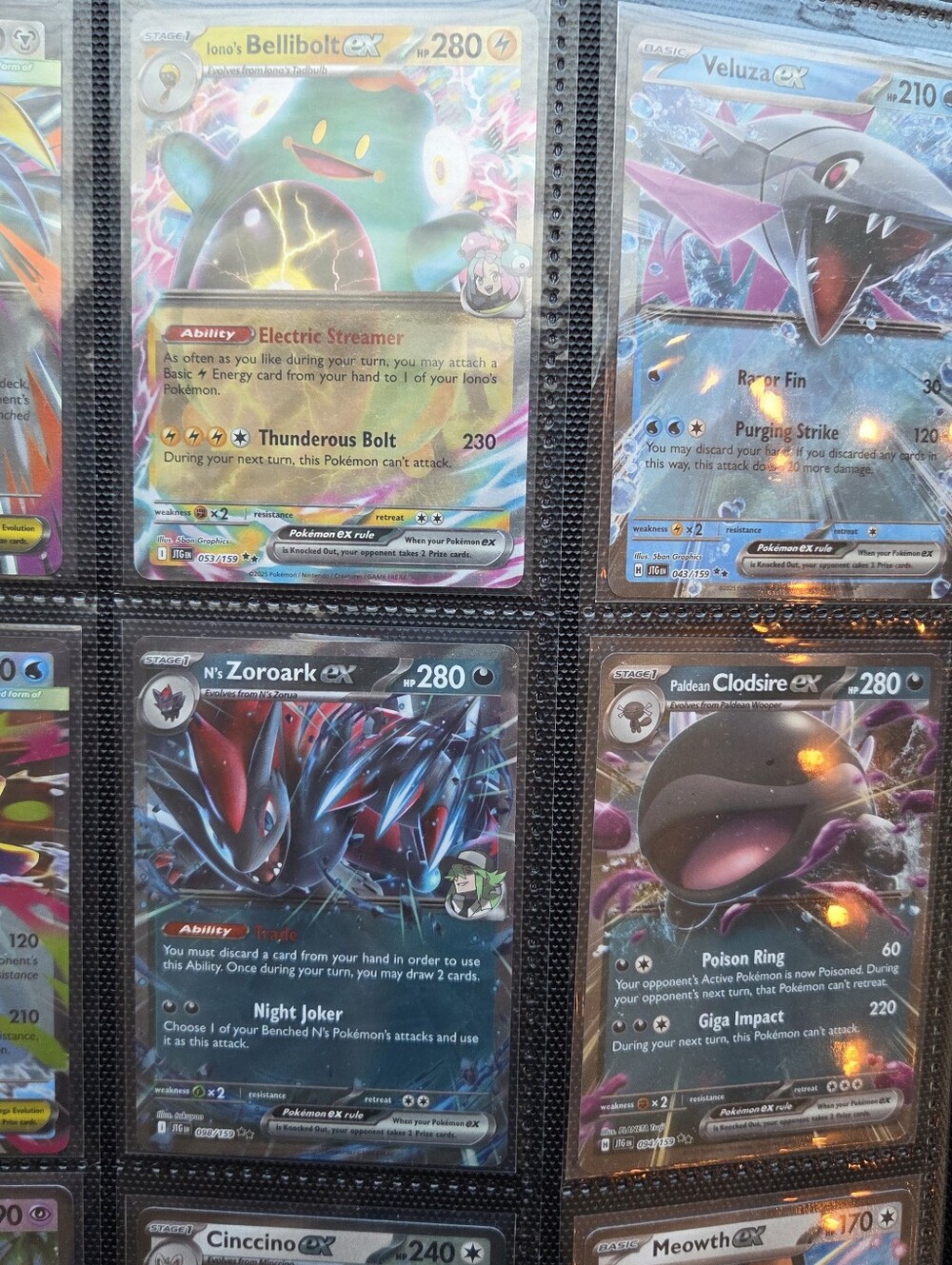 Pokémon EX Card Set Holo TCG Journey Together, Chaos Rising, and Perfect Order - Picture 3 of 10